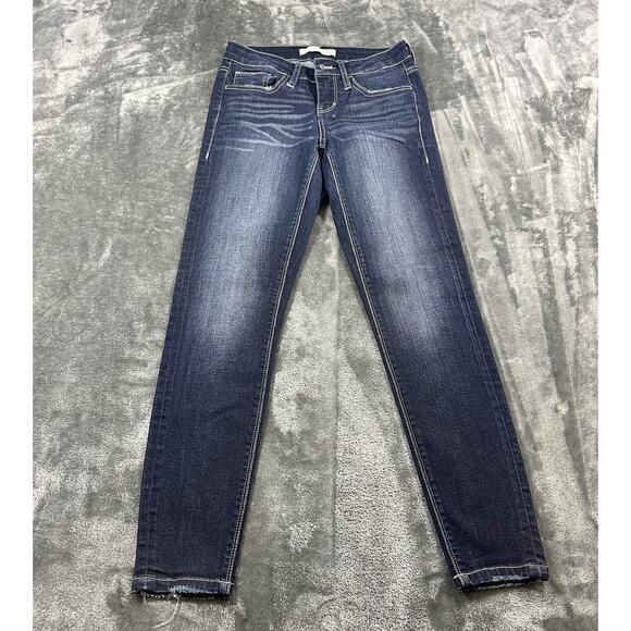 Day Trip Jeans Womens 24 Blue Lynx Skinny Ankle Low‎ Rise Denim Pants - Picture 2 of 14